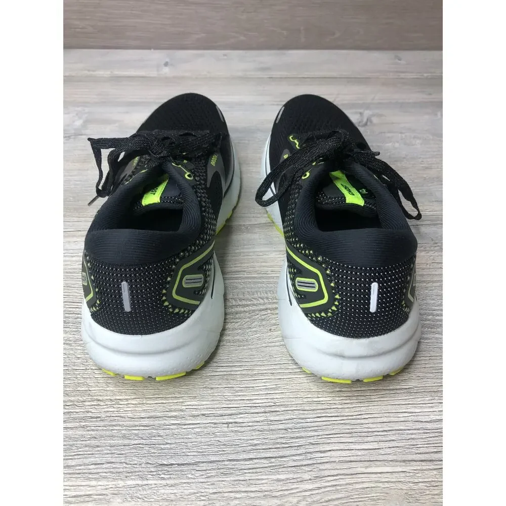 BROOKS Ghost 14 Running Sneakers, Women's Sz 7.5 Black Yellow